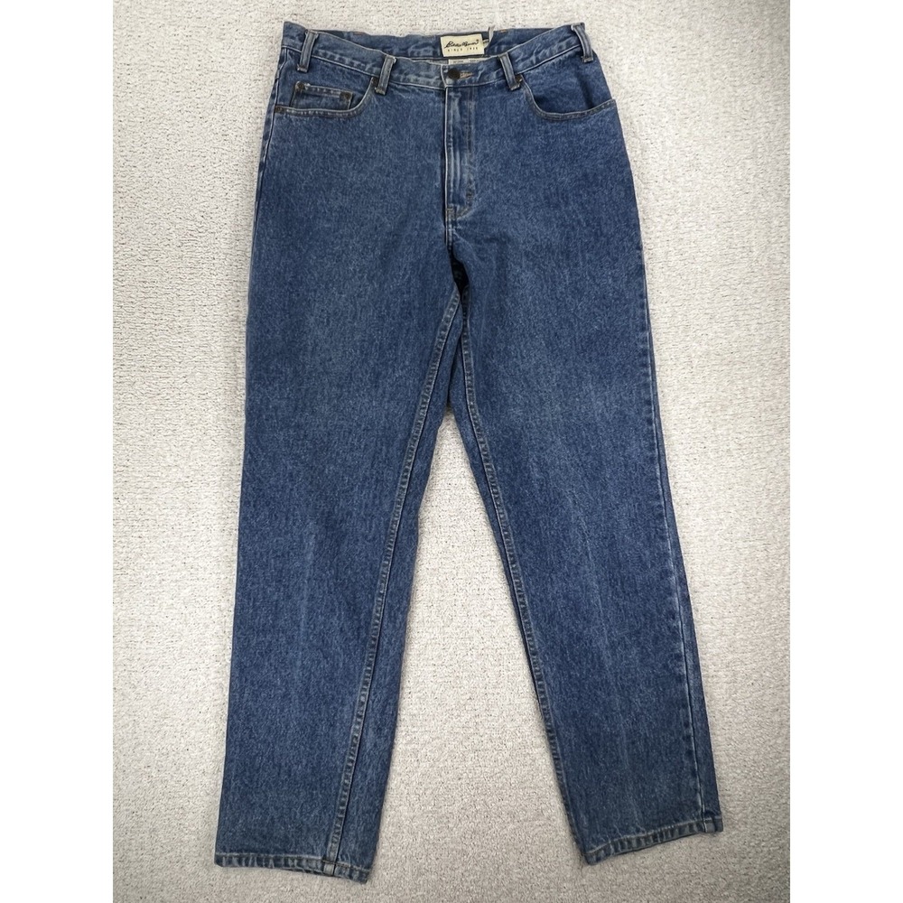 Vintage 90s Eddie Bauer Jeans Mens 31x30 Made in Singapore 100% Cotton Denim